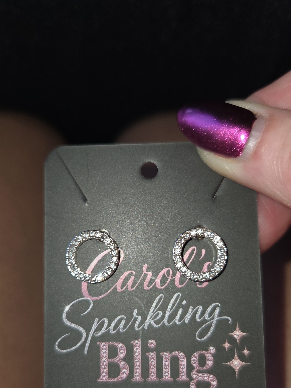 Park Lane Silver Roo Circle Stud Earrings